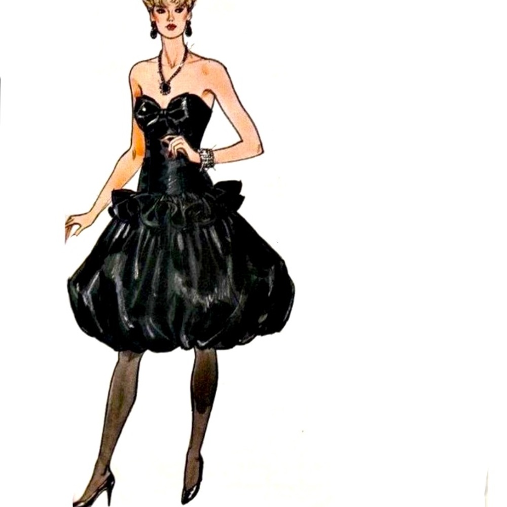 90’s Vintage A.B.S Allen Schwartz Cocktail Dress